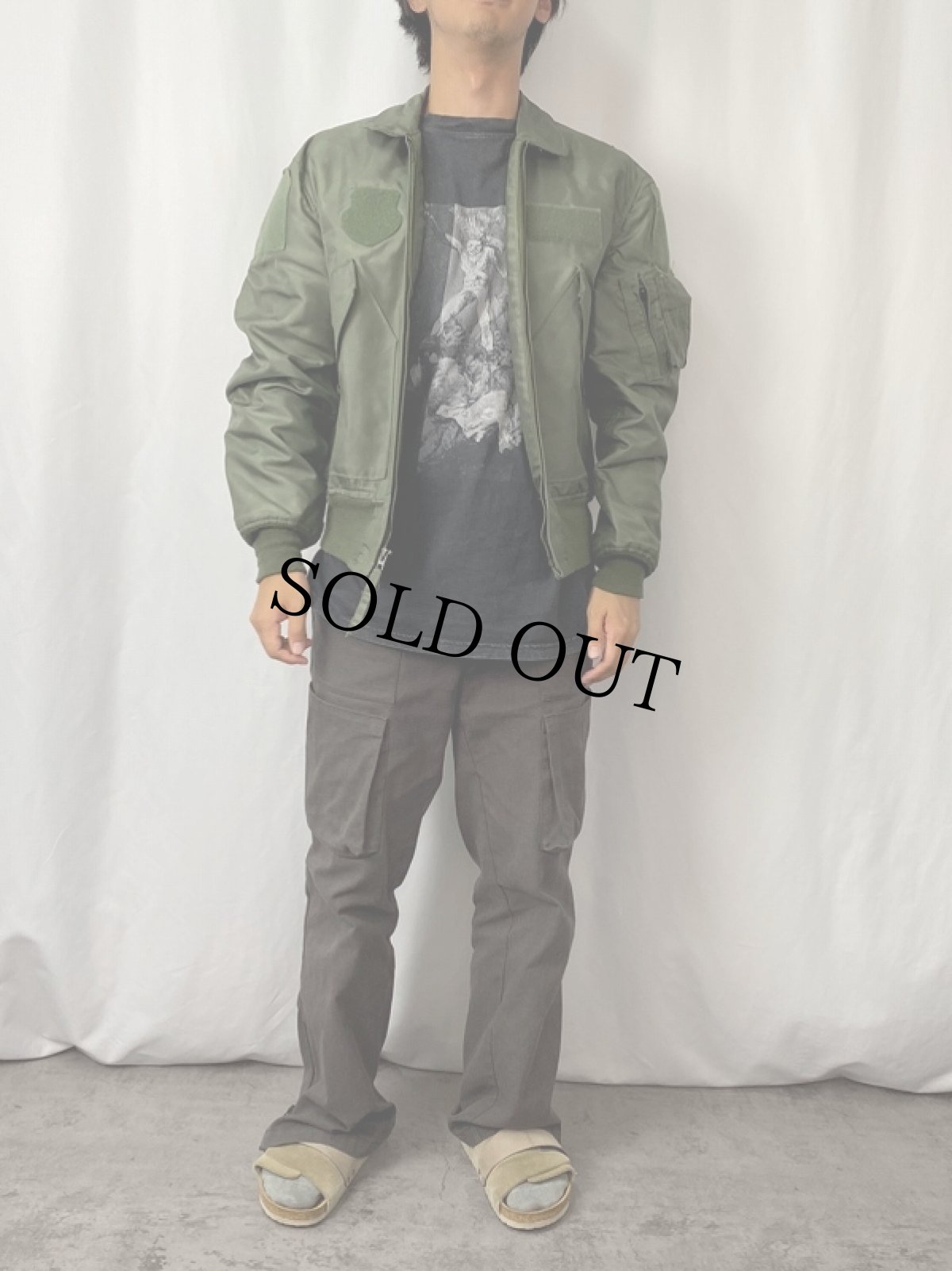 画像2: 2000's U.S.AIR FORCE CWU-36/P フライトジャケット MEDIUM (2)