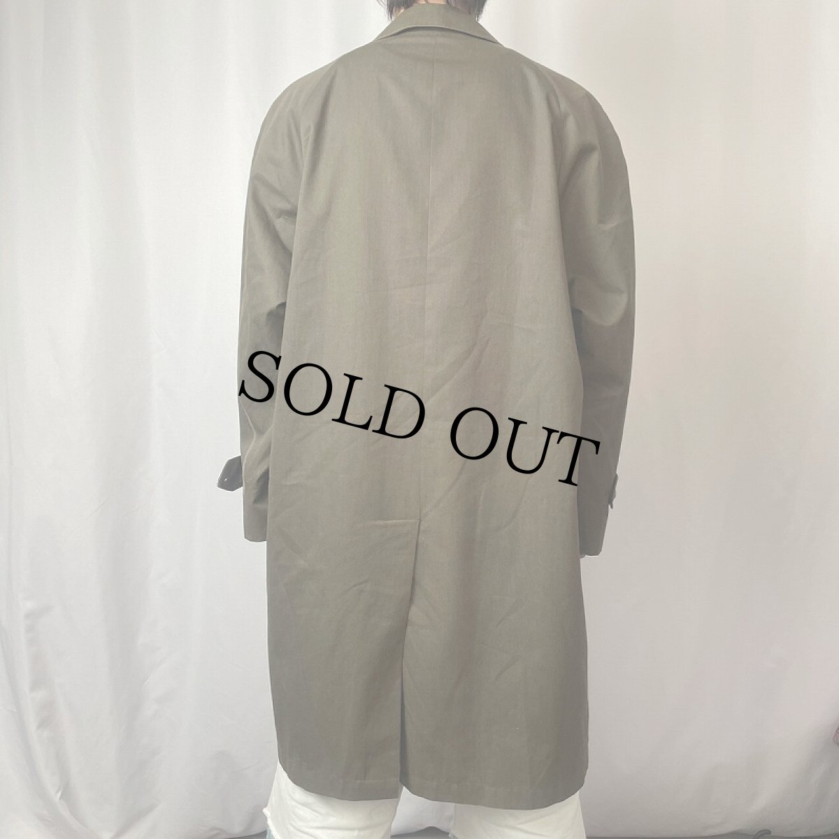 画像3: 70〜80's Burberrys' "COMMUTER II" ENGLAND製 ステンカラーコート KHAKI (3)