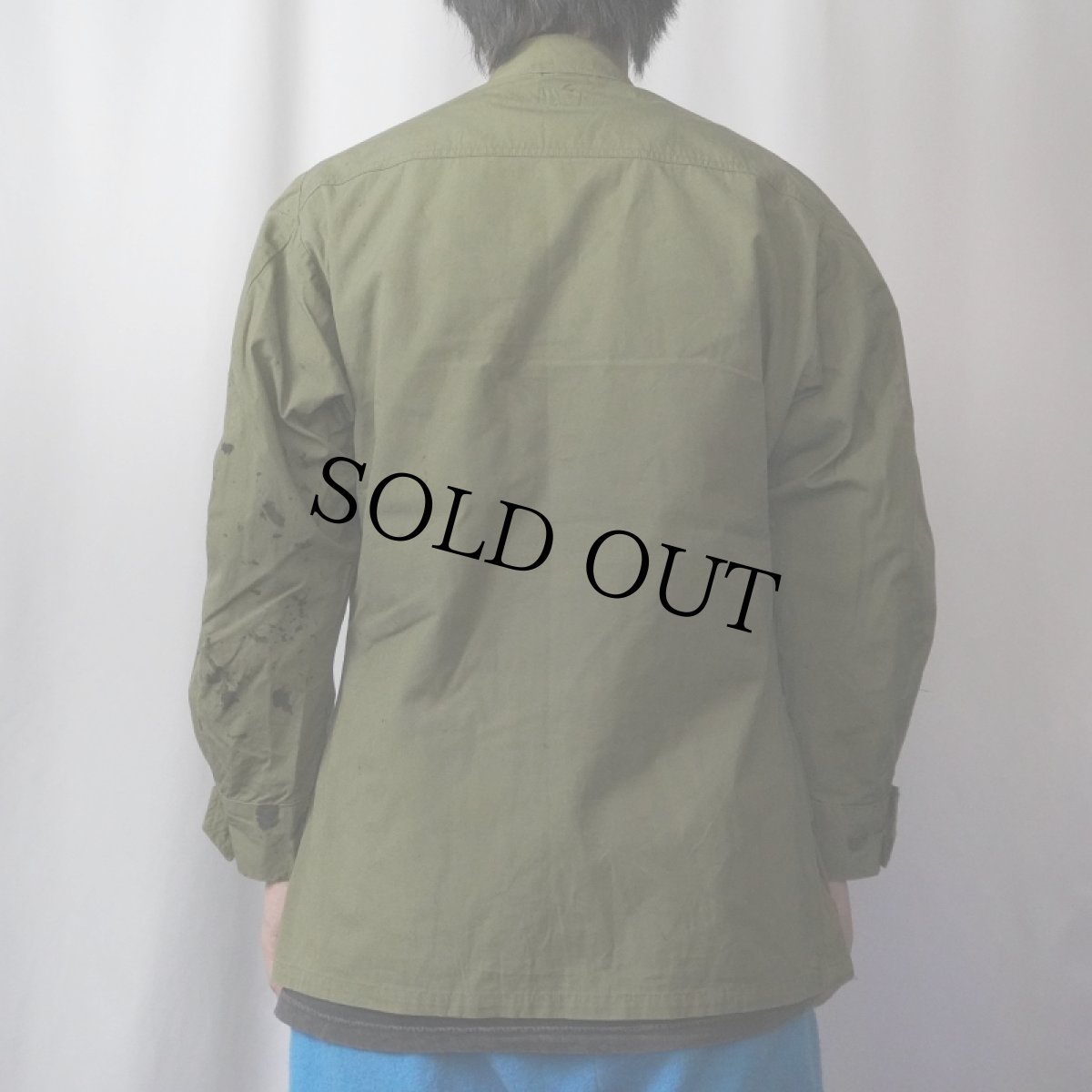 画像3: 60's U.S.ARMY ジャングルファティーグジャケット 3rd SMALL SHORT (3)