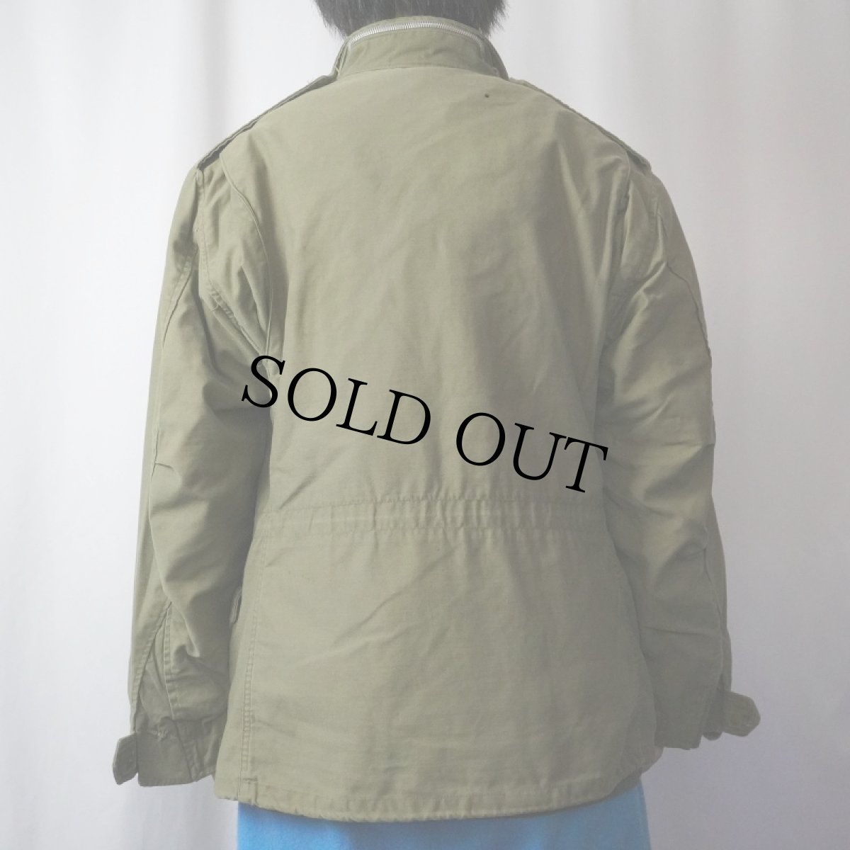 画像3: 60's U.S.MILITARY M-65 フィールドジャケット 2nd グレーライナー (3)