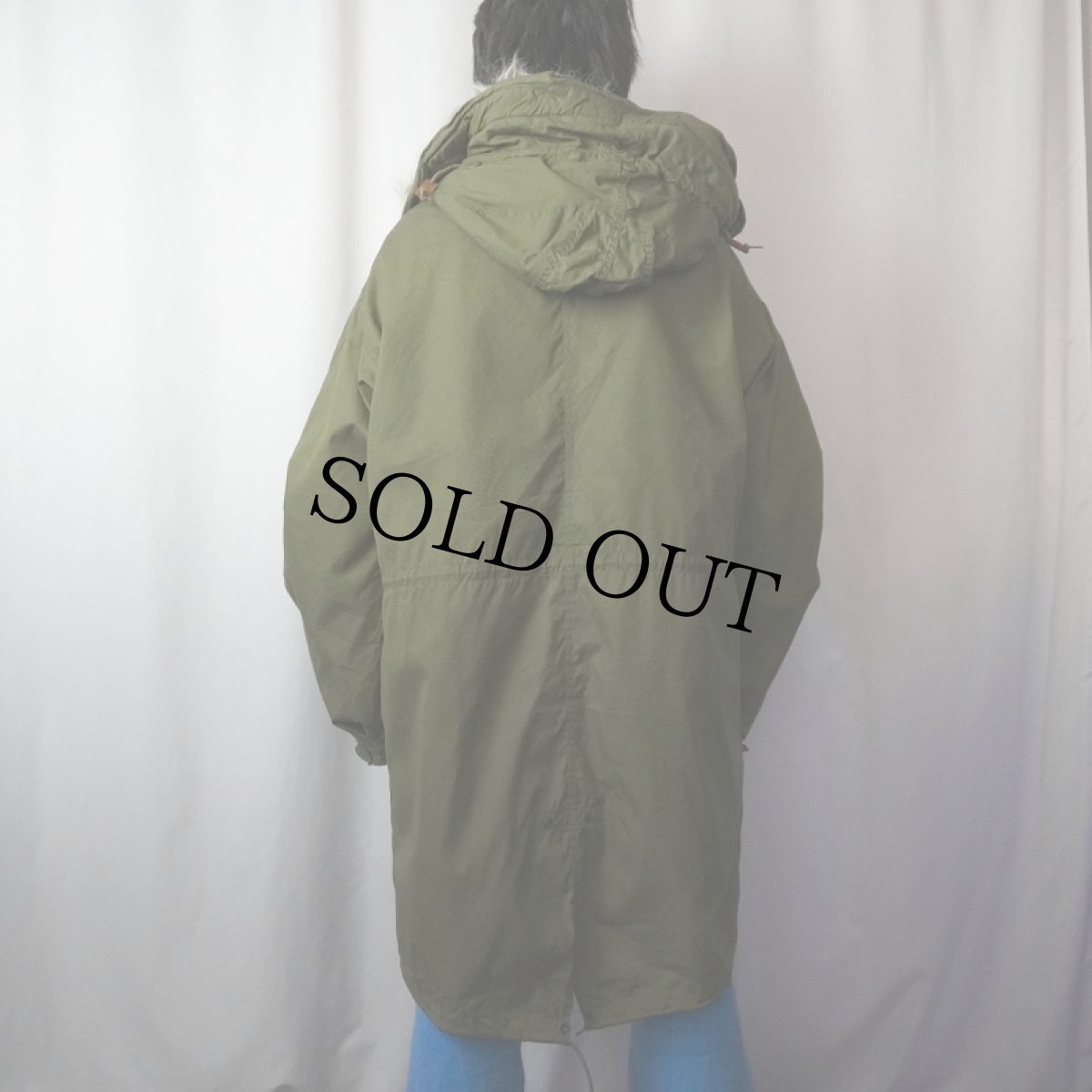 画像3: 80's U.S.ARMY M-65 ライナー/フード付き モッズコート MEDIUM (3)