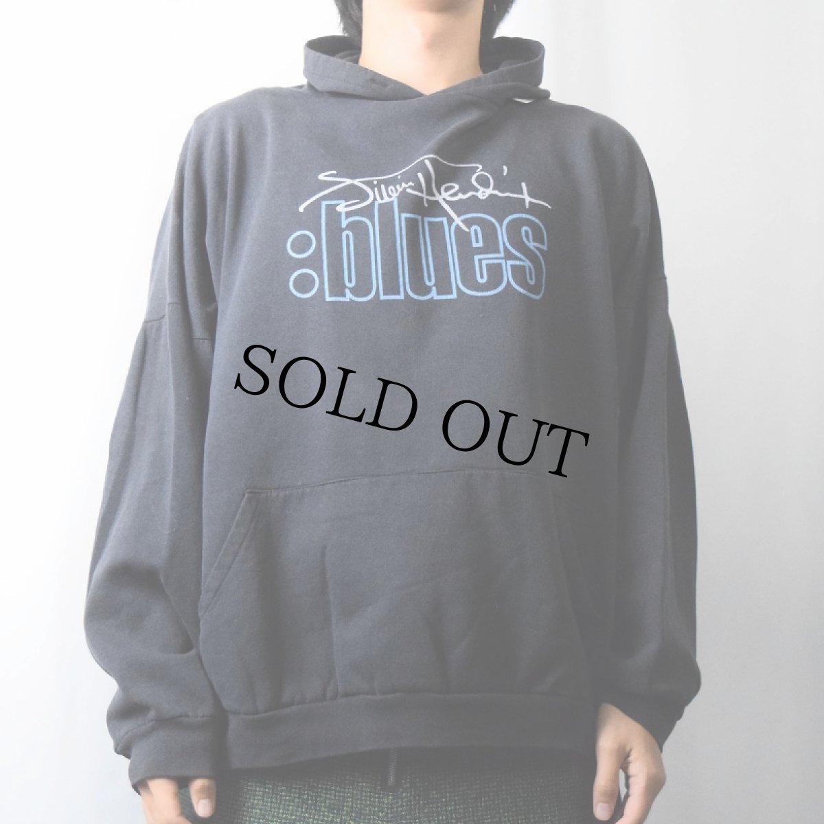 画像3: 90's Jimi Hendrix CANADA製 "Blues" ミュージシャンプリントスウェットフーディー XL (3)