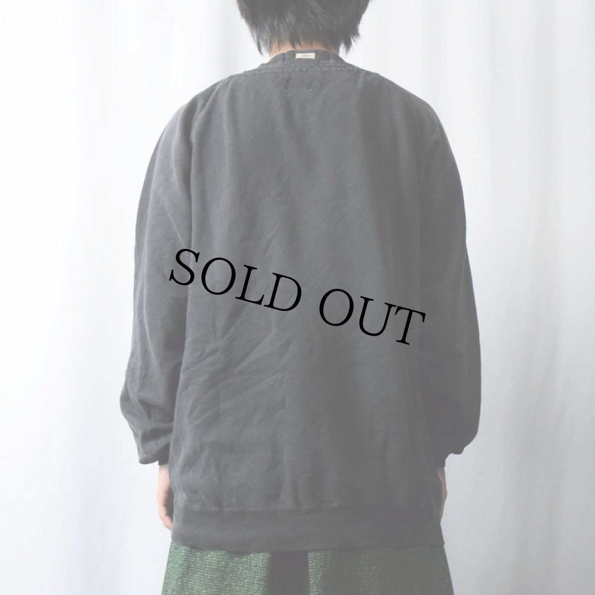 画像3: 90's〜 "basic life style..." フロッキープリントスウェット (3)