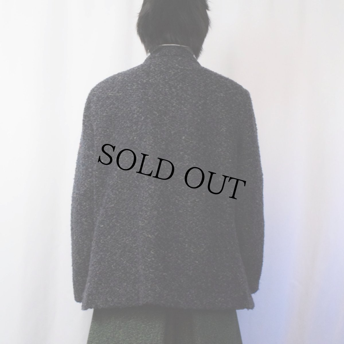 画像3: LIZ BAKER ミックスカラー ポリエステル×アクリルテーラードジャケット (3)