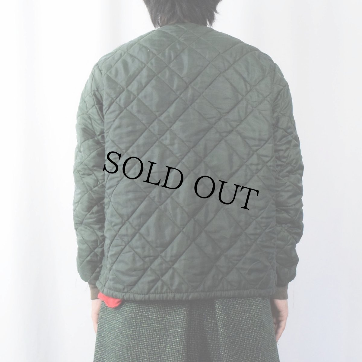 画像3: 60〜70's Sears Sportswear 中綿入り ナイロンキルティングジャケット M (3)