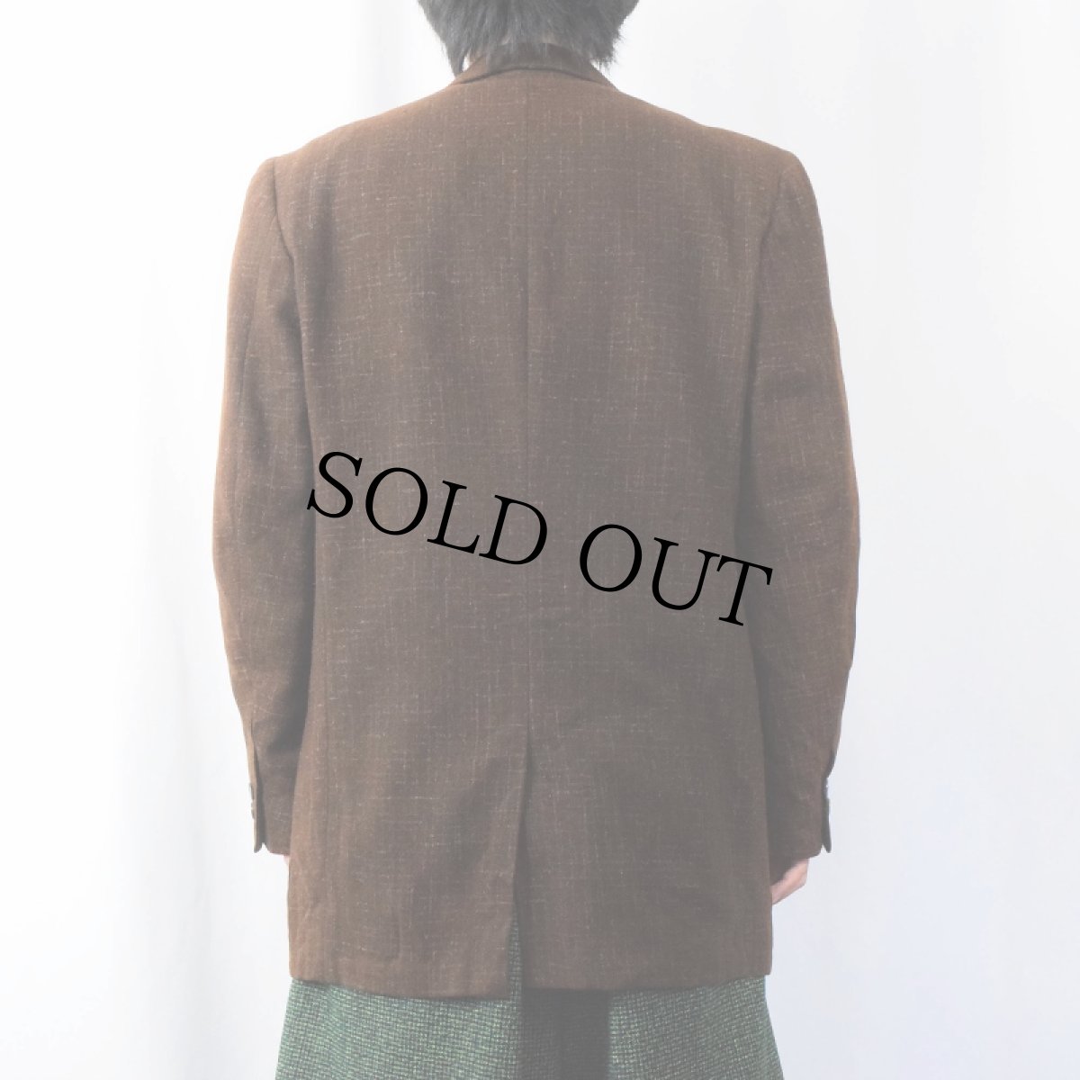 画像3: 50's〜 PENNEY'S Gentry 絣柄 ウールテーラードジャケット (3)