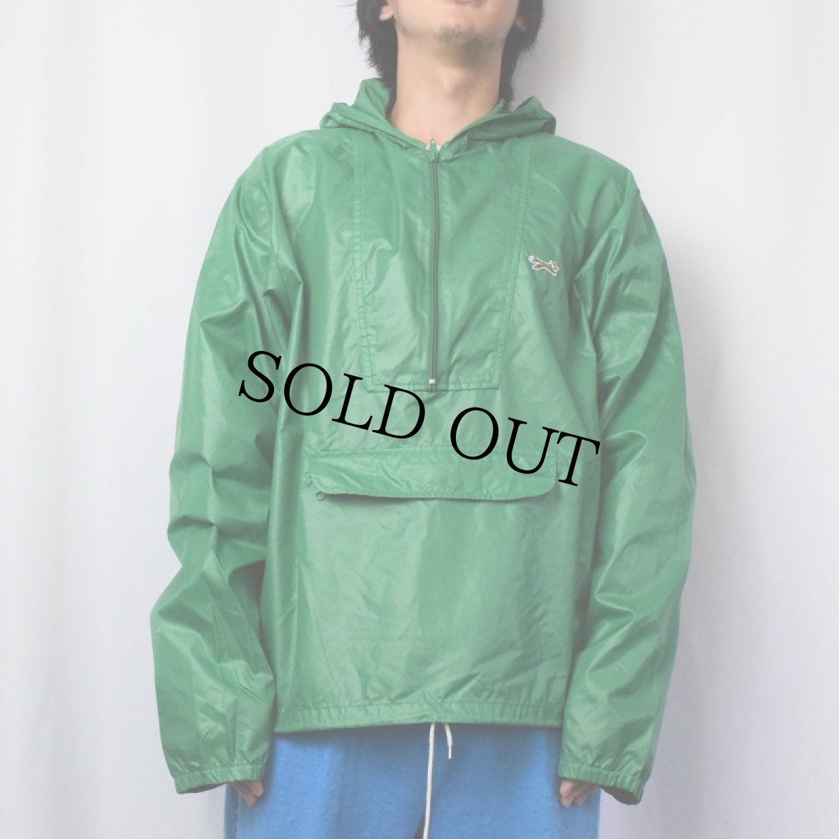 画像2: 80's The Fox JCPenney ナイロンアノラックパーカー L (2)