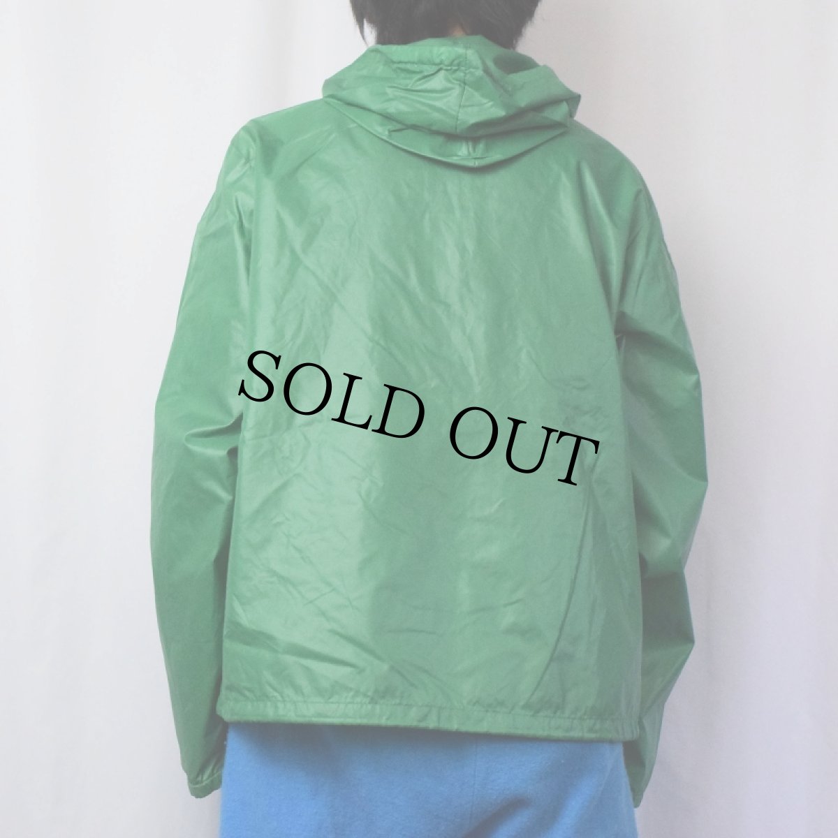 画像3: 80's The Fox JCPenney ナイロンアノラックパーカー L (3)