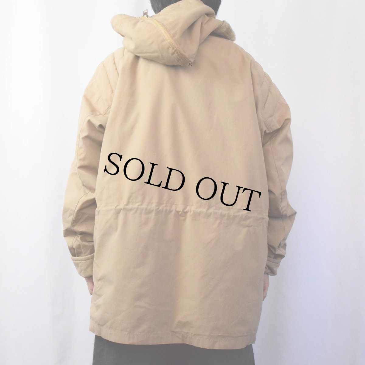 画像3: 70〜80's MIGHTY-MAC USA製 裏ボア ラビットフード フーデッドジャケット (3)