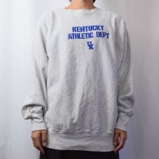 画像2: 90's Champion REVERSE WEAVE "KENTUCKY ATHLETIC DEPT" プリントスウェット XL (2)