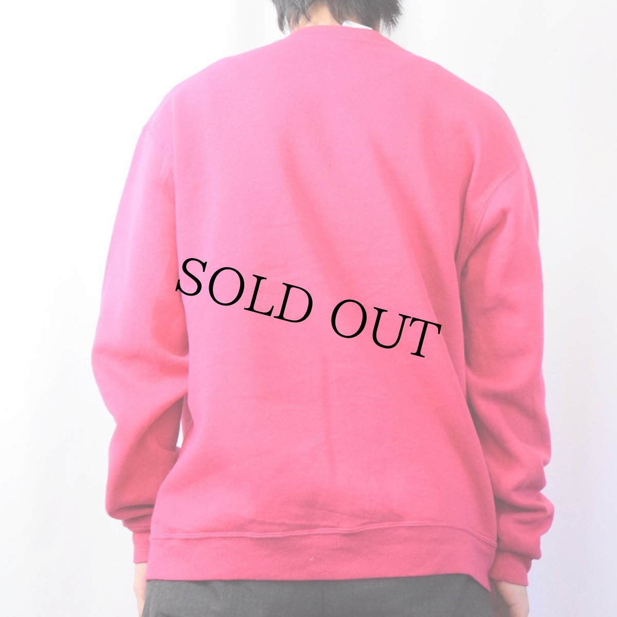 画像3: 80's USA製 "CLAIREGA" 前V プリントスウェット XL (3)