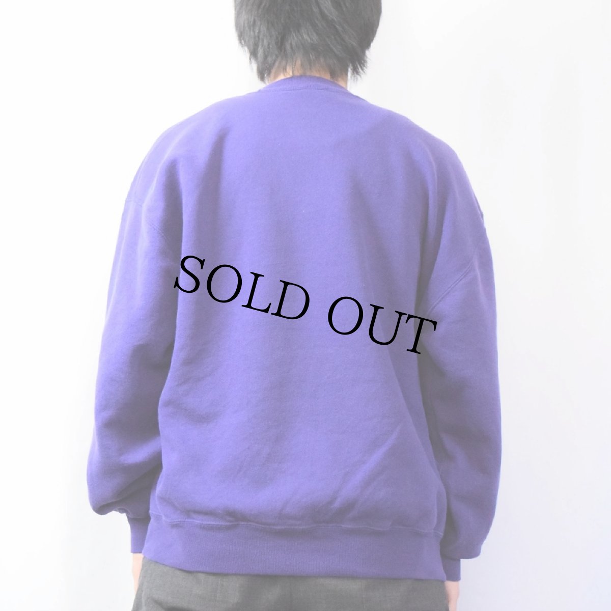 画像3: 90's〜 USA製 "UNA" 前V プリントスウェット XL (3)