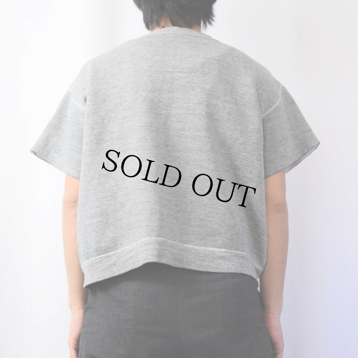 画像6: 50's 前V カットオフ カスタム半袖スウェット (6)