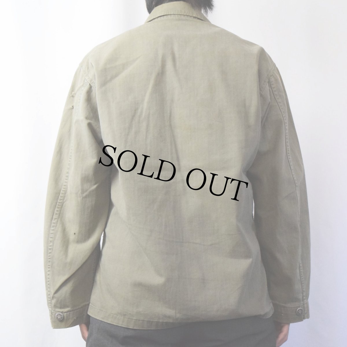 画像3: 40's U.S.ARMY 13スター M-43 HBTジャケット 36R (3)