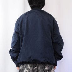 画像3: 2000's GAP ナイロンジップジャケット NAVY XXL (3)