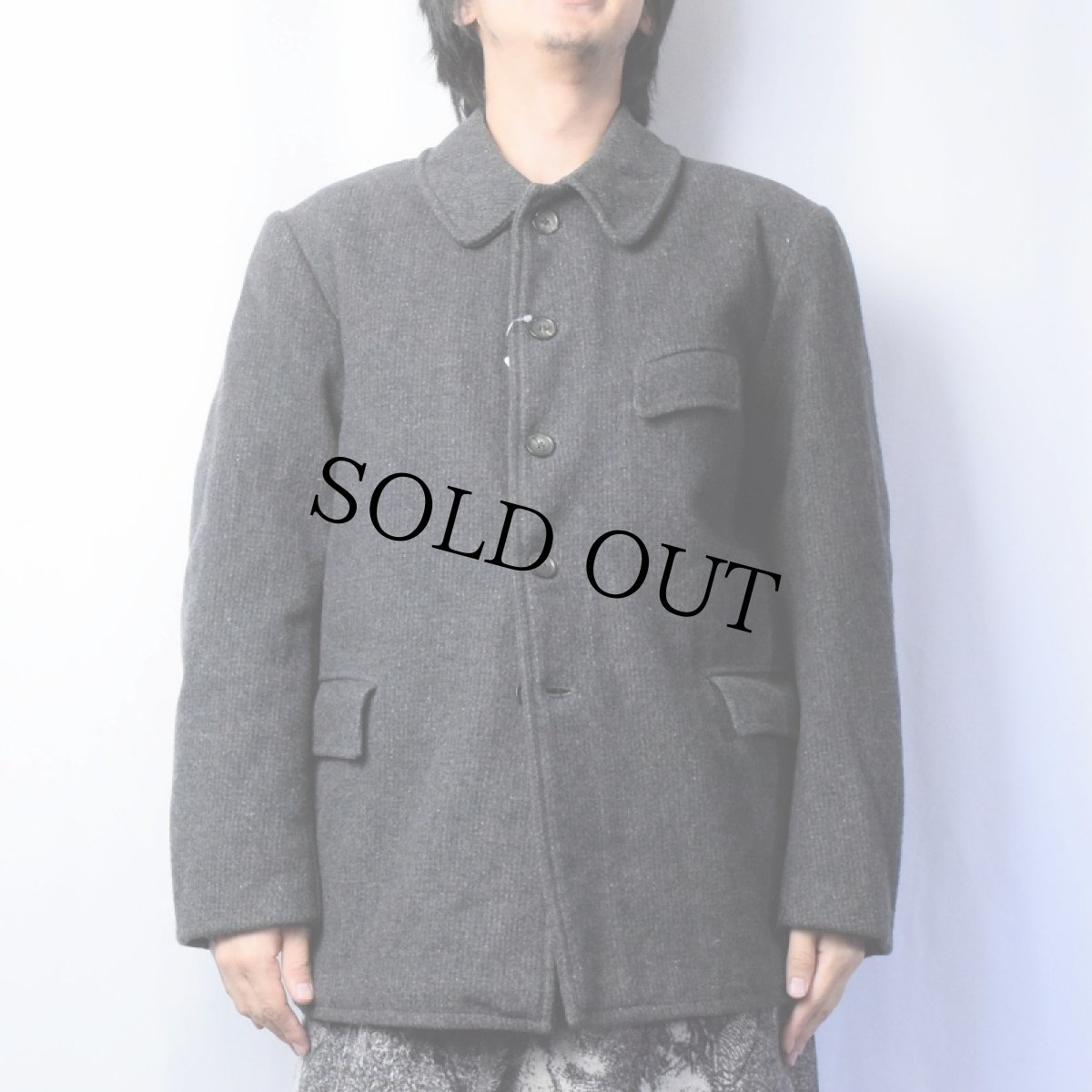 画像2: 50's EURO FRANCE製 ファーマーズジャケット (2)