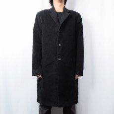 画像2: HATHAWAY PLATINUM ウール×カシミヤ チェスターコート SIZE40R (2)