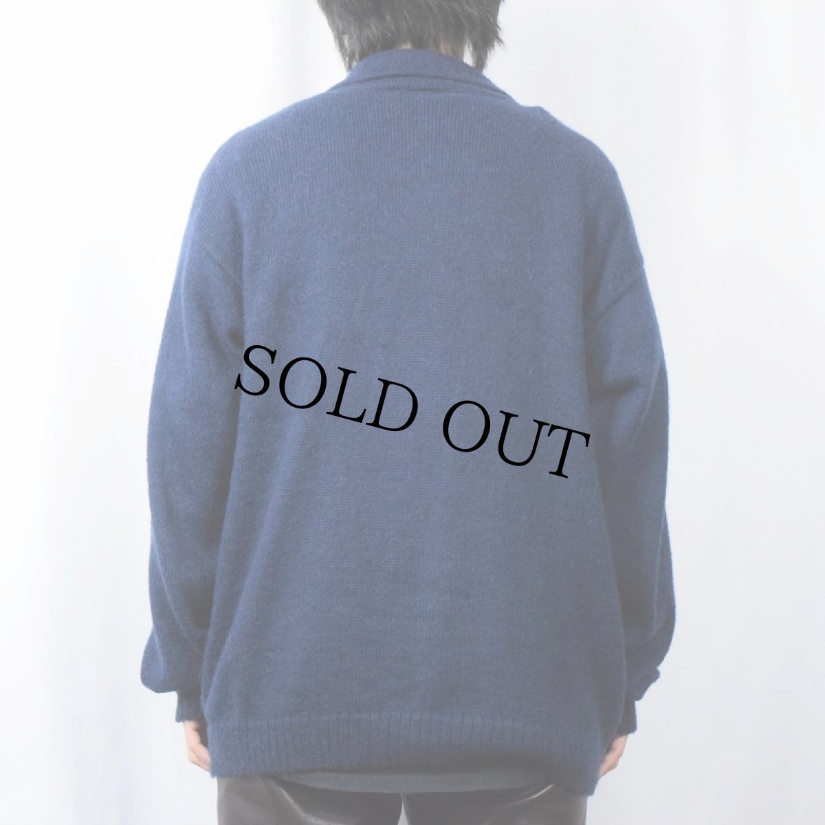 画像3: Artesanias Yana アルパカニットポロシャツ NAVY (3)