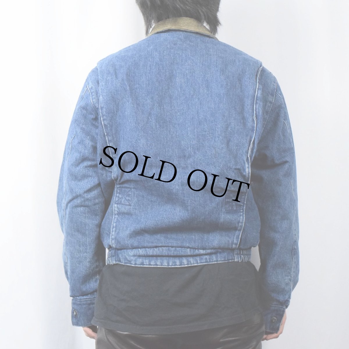 画像3: 80's RUFF HEWN USA製 デニムジャケット S (3)