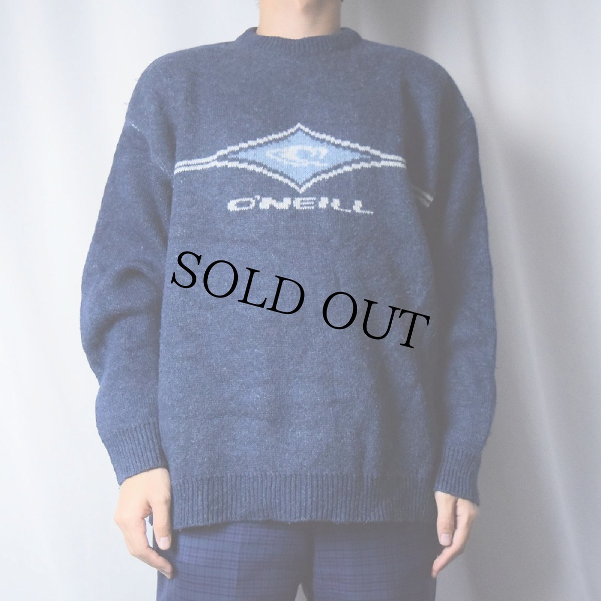 画像2: O'NEILL ウール×アクリル×ナイロン ユーロスキーニットセーター S (2)