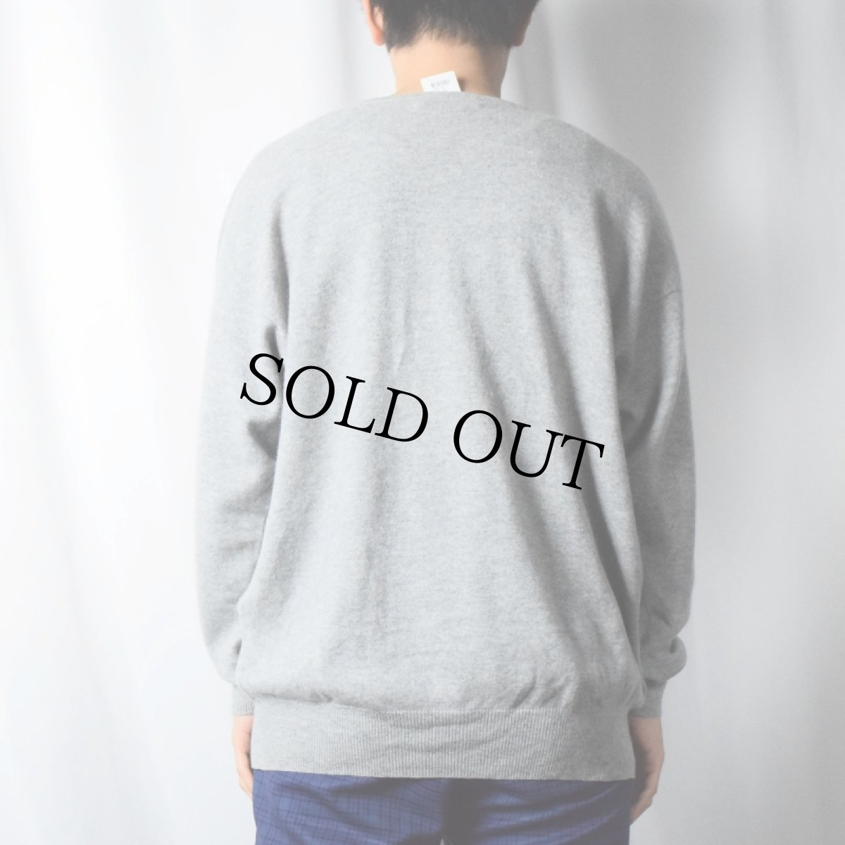 画像3: FRANCO CALLEGARI Vネック カシミアニットセーター SIZE48 (3)