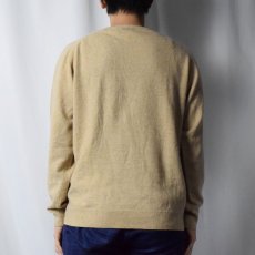 画像3: 80's〜 Cashmere by Pringle SCOTLAND製 Vネック カシミアニットセーター SIZE102/40 (3)