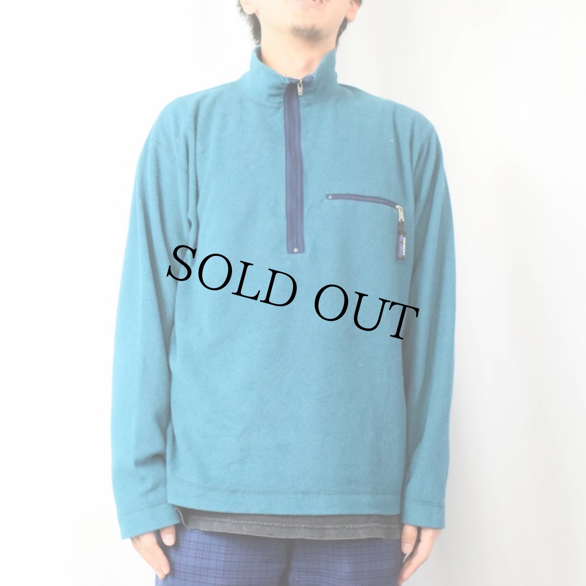 画像2: 90's Patagonia 雪無しタグ USA製 プルオーバーフリースジャケット L (2)