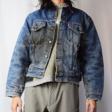 画像2: 60's LEVI'S 70505 BIGE USA製 ブランケットライナー デニムジャケット (2)