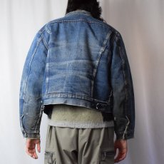 画像3: 60's LEVI'S 70505 BIGE USA製 ブランケットライナー デニムジャケット (3)