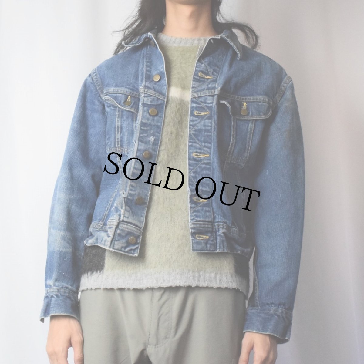 画像2: 60's Lee 101-J USA製 デニムジャケット 44R (2)