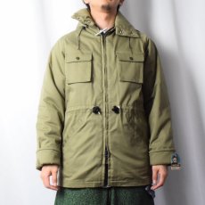 画像2: 70〜80's MIGHTY-MAC USA製 "BELL SON" 中綿入り ポリエステル×コットンジャケット DEADSTOCK SIZE18 (2)