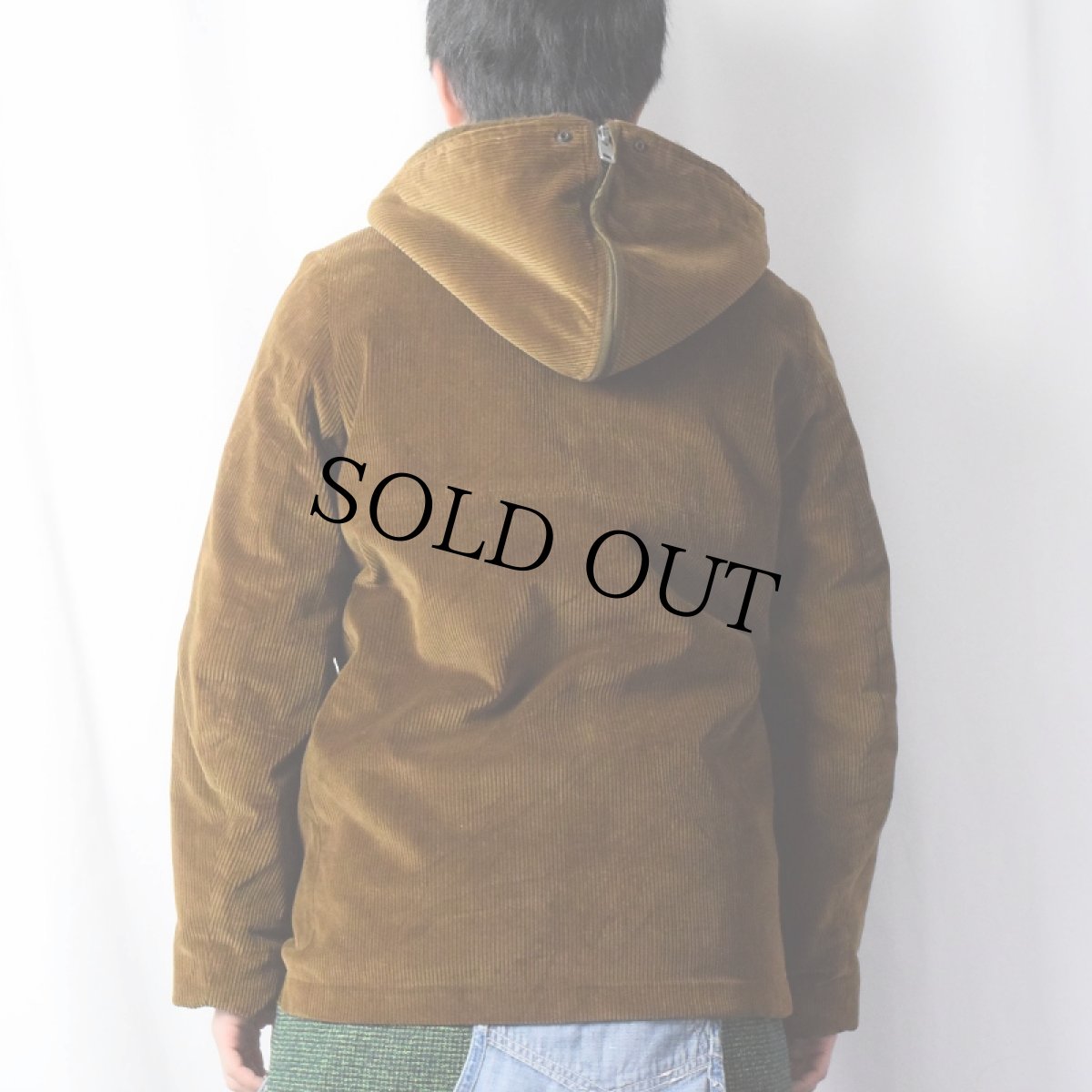 画像3: 60〜70's MIGHTY-MAC×B ALTMAN&CO USA製 裏ボア ラビットフード コーデュロイジャケット SIZE18 (3)