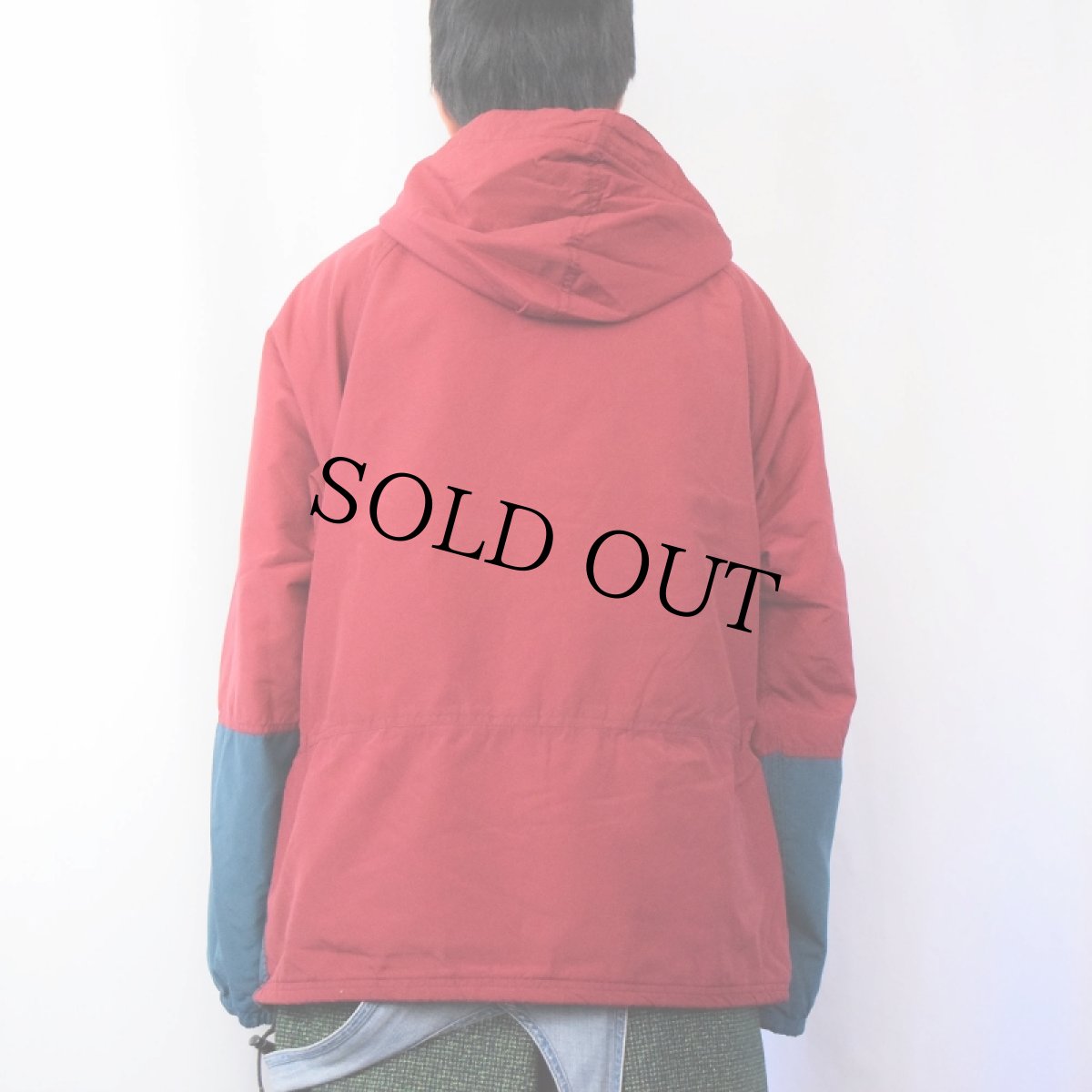 画像3: 80〜90's L.L.Bean USA製 中綿入り ナイロンアノラックパーカー M (3)