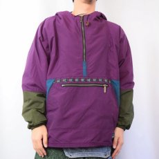 画像2: 80〜90's L.L.Bean USA製 中綿入り ナイロンアノラックパーカー L (2)