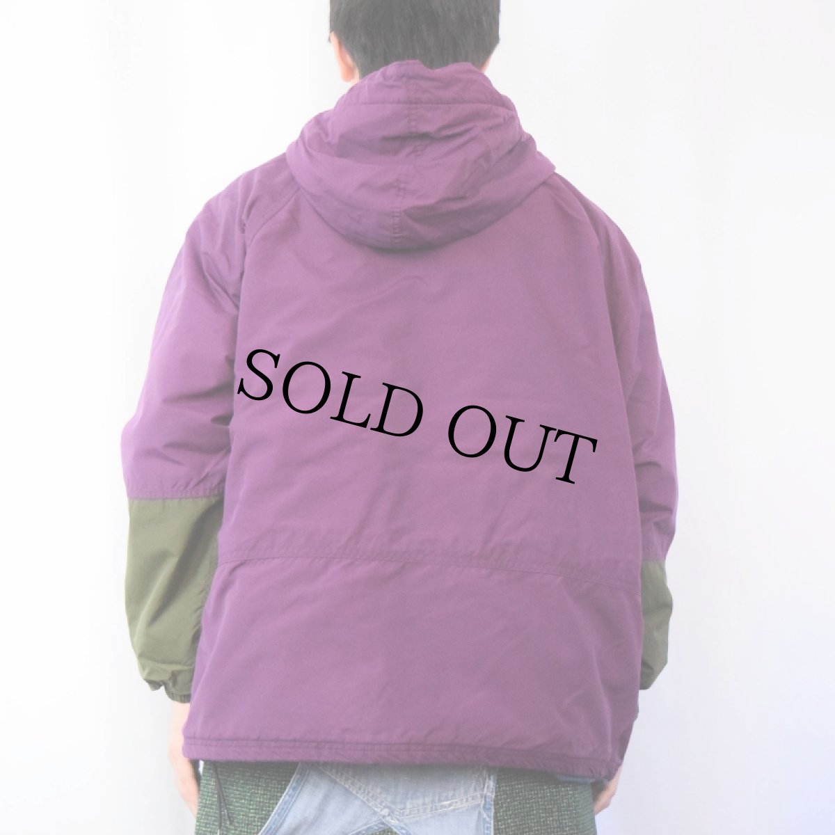 画像3: 80〜90's L.L.Bean USA製 中綿入り ナイロンアノラックパーカー L (3)