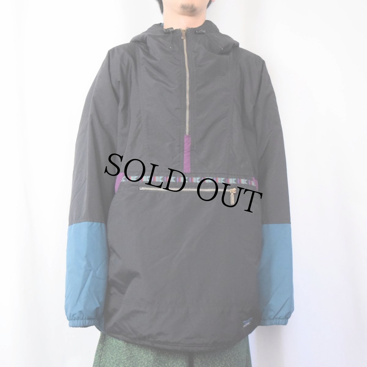 画像2: 80〜90's L.L.Bean USA製 中綿入り ナイロンアノラックパーカー (2)