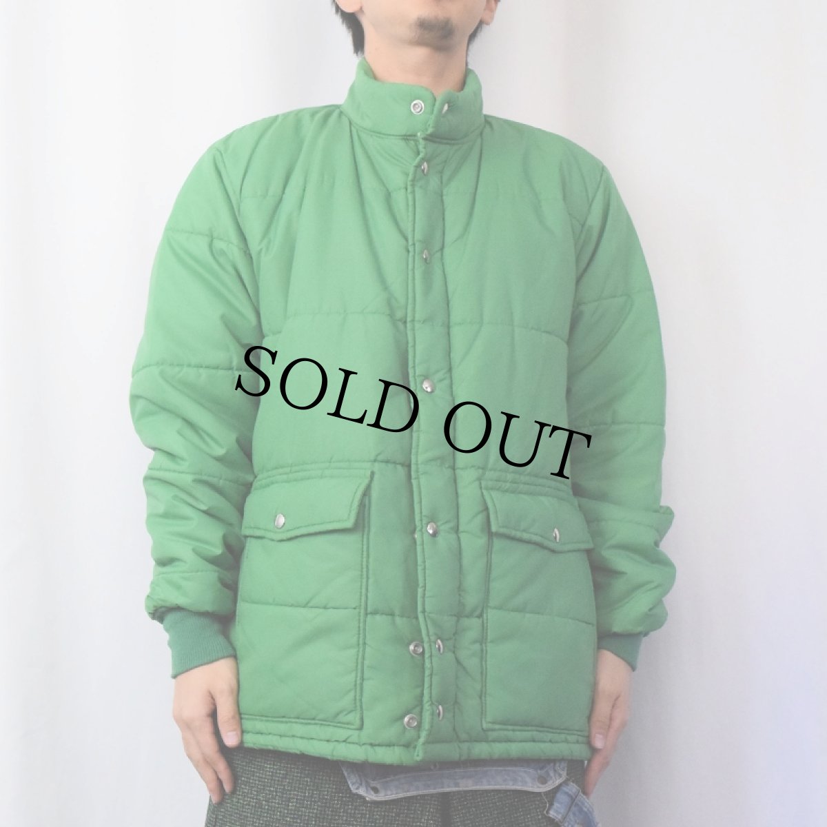 画像2: 70's Swingster USA製 中綿ナイロンジャケット  L (2)