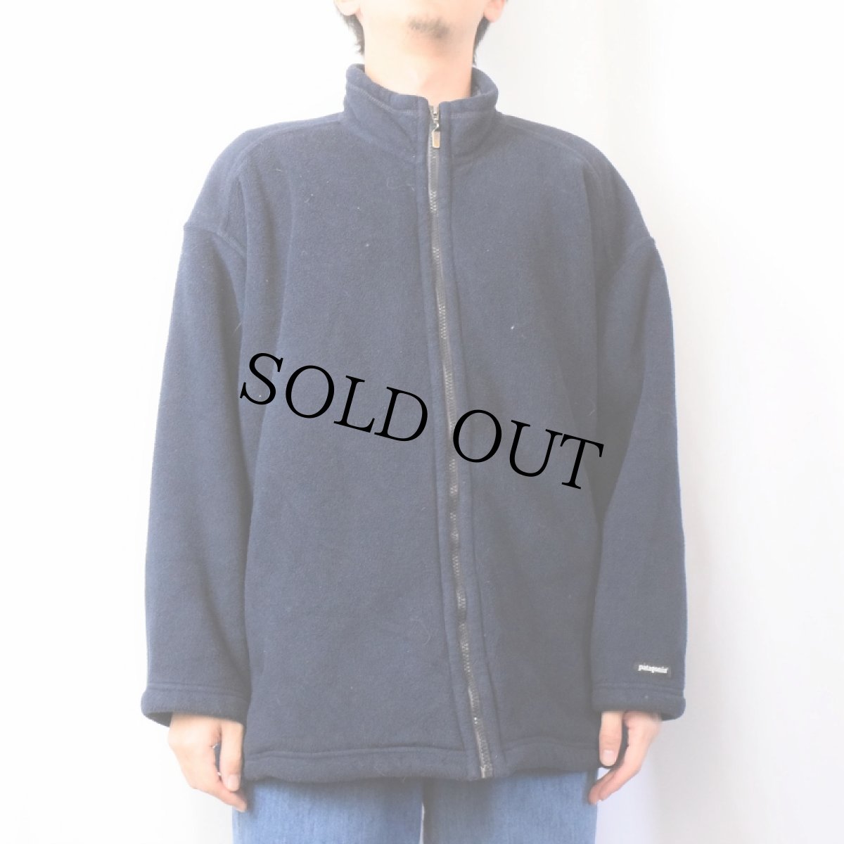 画像2: Patagonia USA製 シンチラ フリースジップジャケット NAVY XL (2)