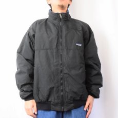 画像2: 90's Patagonia USA製 シェルドシンチラジャケット BLACK L (2)