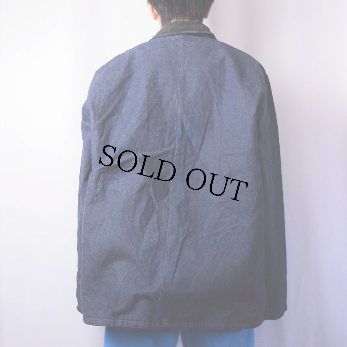 画像3: 80〜90's LIBERTY USA製 ブランケットライナー デニムカバーオール XL (3)