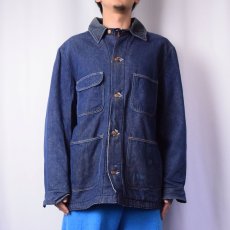 画像2: 70's Wrangler ブランケットライナー デニムカバーオール SIZE42 (2)