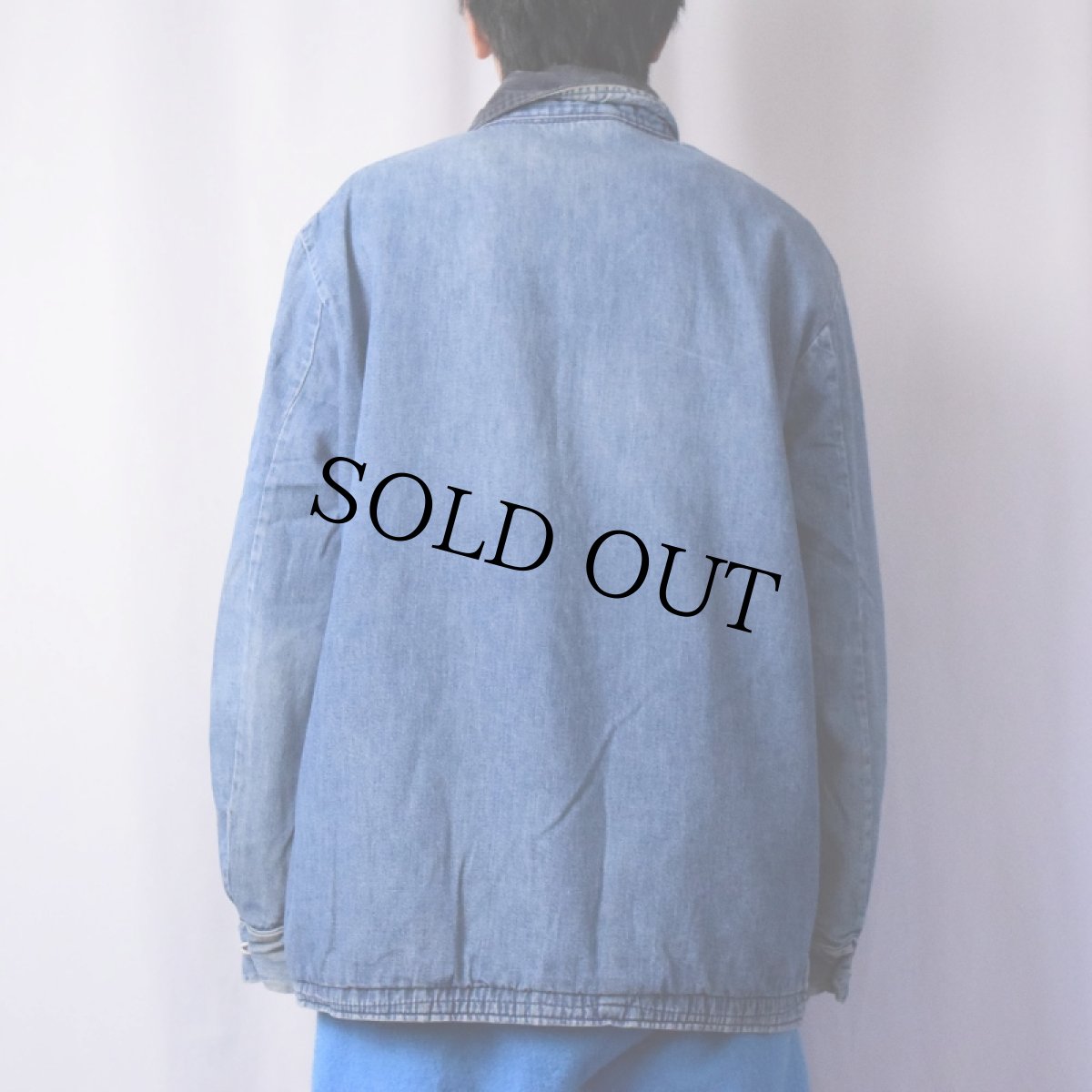 画像3: 70's Wrangler ブランケットライナー デニムカバーオール SIZE42 (3)