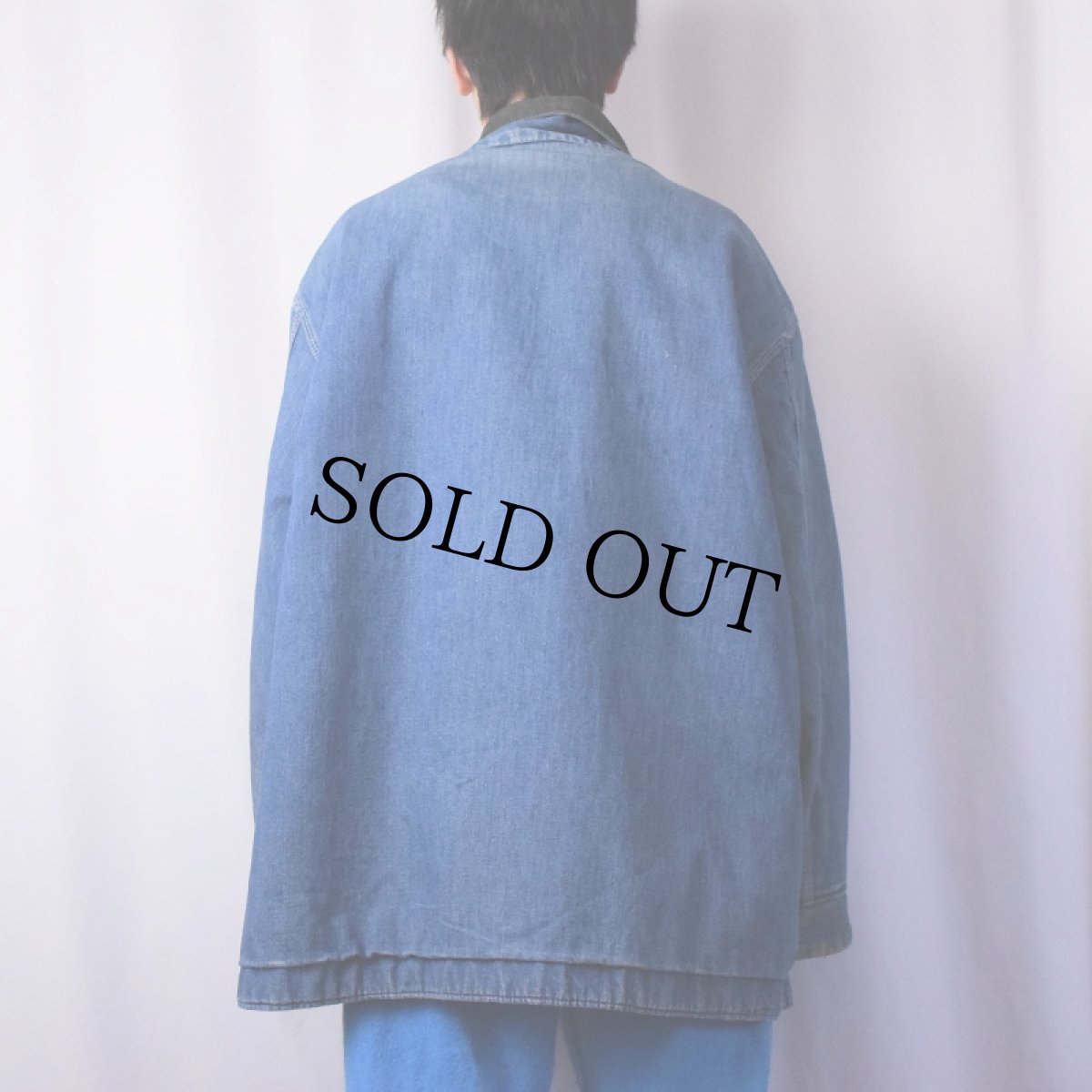 画像3: 70's Sears Work Leisure ブランケットライナー デニムカバーオール XXXL (3)