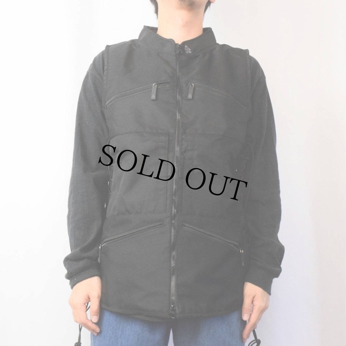 画像2: UTG サイドレースアップ PVCベスト BLACK (2)