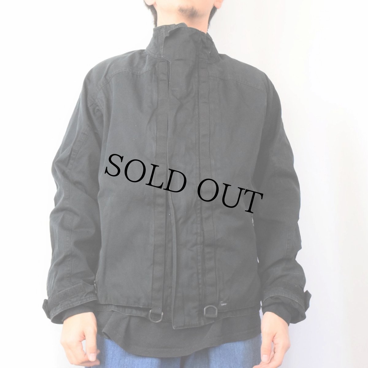 画像2: Levi's "RED TAB" コットンジップジャケット BLACK S (2)