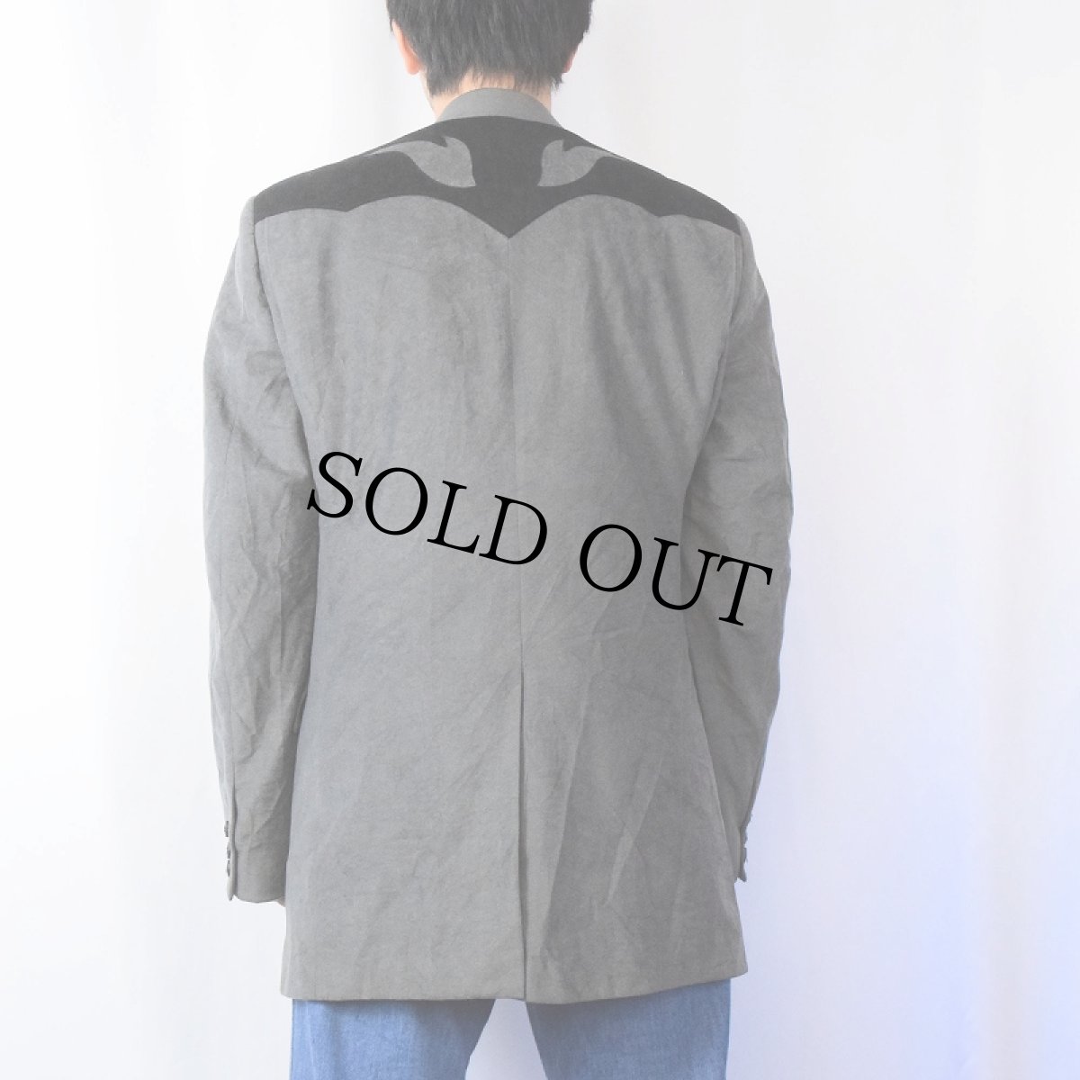 画像3: 〜90's Circle S USA製 ウエスタンテーラードジャケット SIZE42L (3)