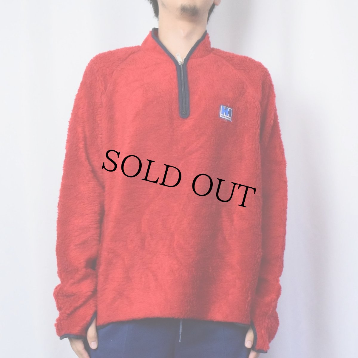 画像2: 80's Helly-Hansen NORWAY製 フリースプルオーバージャケット L (2)