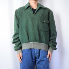 画像2: 40〜50's Carson Pirie Scott ウールスキッパーシャツ L (2)