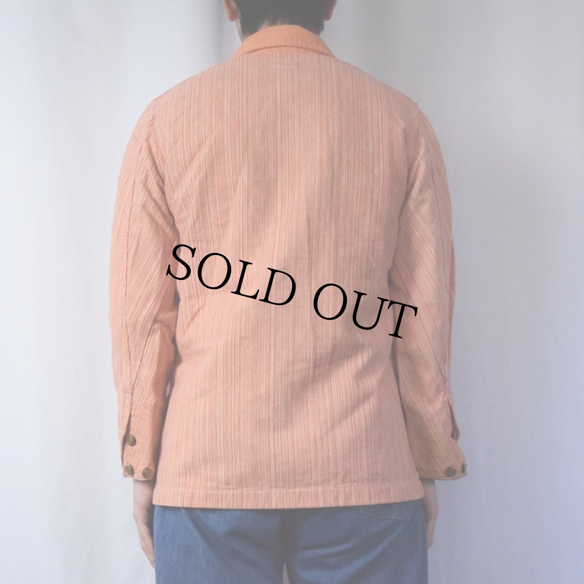 画像3: 70's Lee USA製 マルチストライプ柄 カバーオール (3)