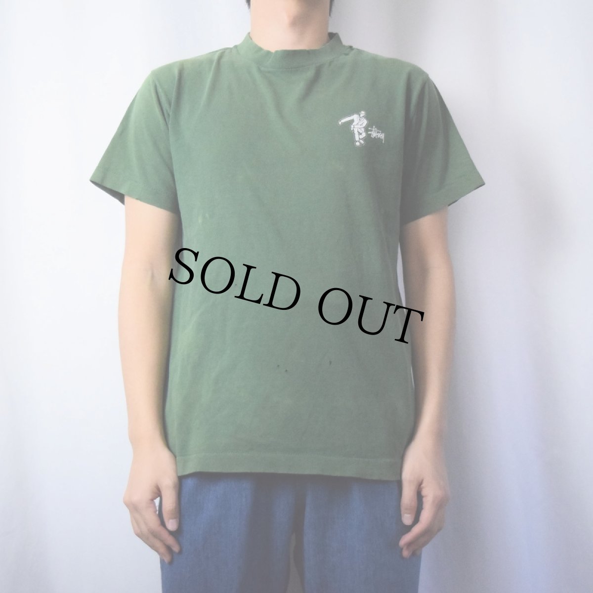 画像3: 90's STUSSY USA製 プリントTシャツ M (3)